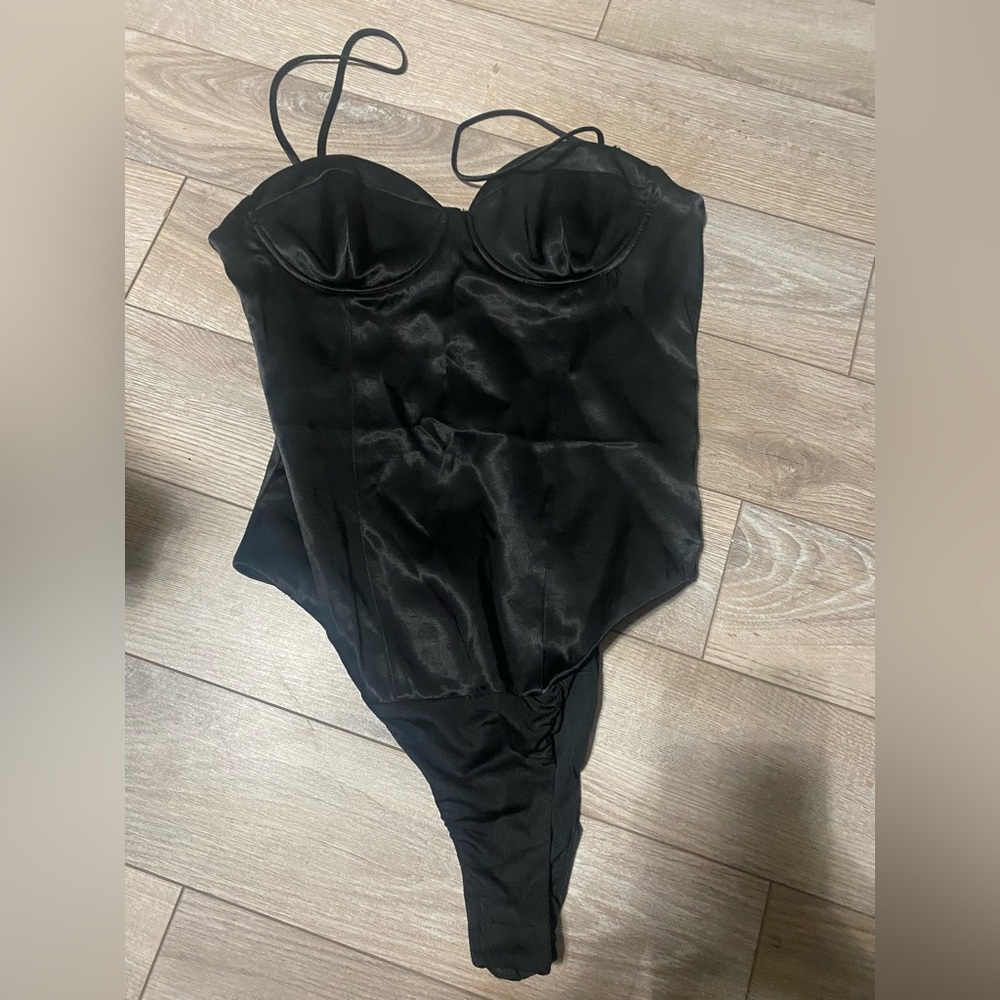 Zara silk bodysuit
